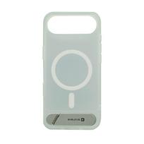 Nugarėlės dėklai Evelatus Apple iPhone 17 Air Rubber Coated MagSafe With Stand Case Silver