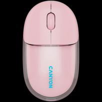 CANYON mouse OnClick 24 BT/ Wireless Transparent/Pink