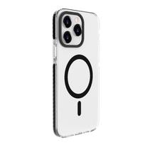 Nugarėlės dėklai Evelatus Apple iPhone 15 Pro Max Clear Case PC+TPU With MagSafe Transparent Black