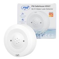 Išmanus potvynių jutiklis (water leak) su Wi-Fi, 80 dB garso signalizacija ir Tuya programėle