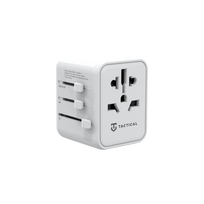 Tactical PTP Travel Adapter / white