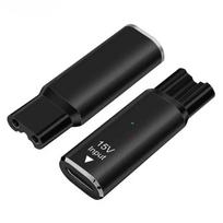 Riff HQ8505-15V Type-C 5-15 Volt Adapter for Philips Shavers Norelco Beard Trimmers and More Black