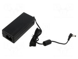 Power supply: switching | 24VDC | 2.7A | Out: 5,5/2,5 | 65W | 90÷264VAC