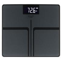 Įrankiai ir matavimo prietaisai // Įrankių, priedų naujienos // AD 8194 stripes Waga łazienkowa usb-c, akumulatorowa, 180 kg, dokładność 100 g