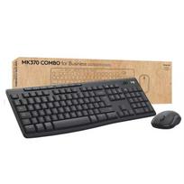 Keyboard and mouse set Logitech MK370 Combo for Business — full-size QWERTY (US International), RF Wireless + Bluetooth, graphite
