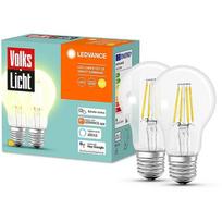 LED lamp Ledvance SMART+ BT CLA60, filament, Bluetooth, E27, 6 W (replaces 60 W), 2700 K, pack of 2