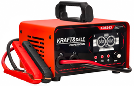 Akumuliatoriai ir baterijos // Automobilių ir motociklų akumuliatorių įkrovikliai 12V, 24V, 6V | Paleidimo įrenginiai (Jump Starter) // \nProstownik z rozruchem 12/24V 50-400Ah 30A, rozruch 200A KD5343\n
