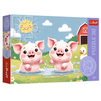Žaidimų zona | PC | Konsolės | Priedai // Edukaciniai žaislai | Interaktyvūs | Kūrybiški | Meniški // Puzzle - 30 - Wesołe życie na wsi - Trefl 18334