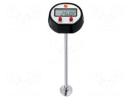 Meter: temperature | digital | LCD | -50÷300°C | Resol: 0.1°C | black