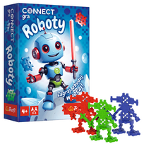 Žaidimų zona | PC | Konsolės | Priedai // Edukaciniai žaislai | Interaktyvūs | Kūrybiški | Meniški // Gra dla dzieci Connect Roboty Trefl 02888