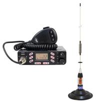 CB radio station package PNI Escort HP 6800 ASQ, 12/24 V with CB antenna PNI ML70 with magnet
