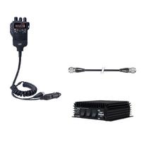 Package Portable CB radio station PNI Escort HP 62 multi standard + RX-TX KL203P amplifier, AM-FM-SSB, 100W, 12V and PNI R50 cable
