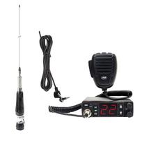 CB radio station package PNI Escort HP 5500 and folding CB antenna PNI LED 1000, 80 cm, illuminates during the broadcast