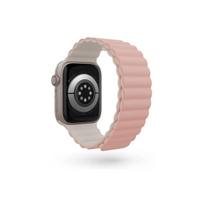 Epico magnetinis dirželis Apple Watch 42/44/45mm, rožinis/pilkas