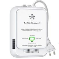 Qoltec Certified Carbon monoxide sensor | CO detector | alarm 85dB | LED
