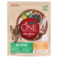 PURINA One Mini/Small Active Rich in chicken with rice - dry dog food - 800g
