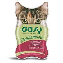 OASY Delicatesse Fine paté with Liver - wet cat food - 85g