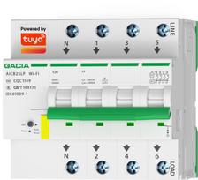 AICB 4P C20 30mA, 6kA, smart modular circuit breaker WiFi, TUYA