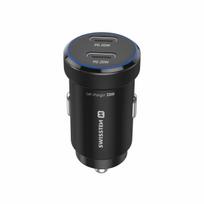 Swissten PD Mini 2x USB-C Car Charger 20W