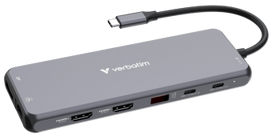 Verbatim CMH-13 Multiport Hub  Docking station USB-C