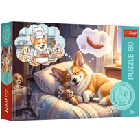 Žaidimų zona | PC | Konsolės | Priedai // Edukaciniai žaislai | Interaktyvūs | Kūrybiški | Meniški // Puzzle - 60 - Corgi w krainie snów - Trefl 17434