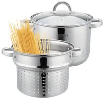 Įrankiai ir matavimo prietaisai // Įrankių, priedų naujienos // Garnek z wkładem do gotowania makaronu 24cm, 7,5l kb-7738