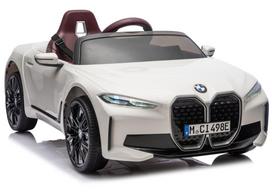 Žaidimų zona | PC | Konsolės | Priedai // Vaikiškos elektrinės transporto priemonės // Auto Na Akumulator BMW i4 4x4 JE1009 Biały