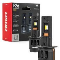 Automobilių lemputės, Motociklų ir traktorių technikos šviestuvai // Automobilių lemputės, Motociklų ir traktorių technikos šviestuvai // Żarówki samochodowe led f26 pro lumitec limited +130% duo full canbus h3 12v 24v amio-04870