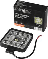 LED darbo žibintas automobiliams ir technikai 20W | 9000 lm | IP65 | 9-40V | 6000K