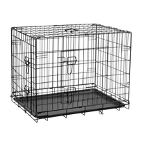 Prekės naminiams gyvūnėliams // Produktai ir maistas katėms // Metalowa klatka dla psa, kojec, rozmiar L 76x53x59 cm , REBEL ANIMALS