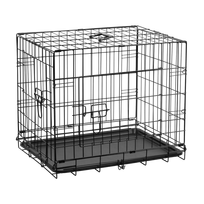 Prekės naminiams gyvūnėliams // Produktai ir maistas katėms // Metalowa klatka dla psa, kojec, rozmiar M 61x46x51 cm , REBEL ANIMALS