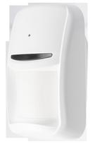 PIR Combi VB WH ~ U-PROX bezvadu aizkaru kombinētais detektors (Curtain PIR+GBD) 10m 7.5° 868MHz