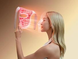 Dreame Chrona Skin Light Therapy Mask, Anti-Aging LED Device, White