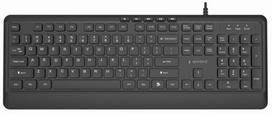 Keyboard Gembird Slim Multimedia USB-A+C US