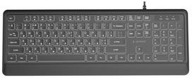 Keyboard Gembird Slim Backlight USB-A+C RU