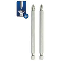 Įrankiai ir matavimo prietaisai // Rankiniai įrankiai ir rankinių įrankių komplektai // Końcówki wkrętakowe phillips ph2x100mm, 2szt blister