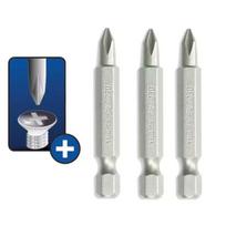 Įrankiai ir matavimo prietaisai // Rankiniai įrankiai ir rankinių įrankių komplektai // Końcówki wkrętakowe phillips ph2x50mm, 3szt blister