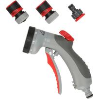 Laistymo įranga // Paviršinio laistymo įranga :: Žarnų jungtys, purkštuvai // Pistolet zraszający 8-funkcyjny trigger control-zestaw 4cz.