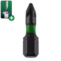 Įrankiai ir matavimo prietaisai // Rankiniai įrankiai ir rankinių įrankių komplektai // Końcówki wkrętakowe udarowe pozidriv pz3x25mm, 2szt blister