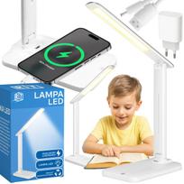 LED apšvietimas // Šviestuvai iš naujų pristatymų // Lampka led biurkowa szkolna ładowarka indukcja