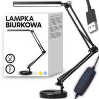 LED apšvietimas // Šviestuvai iš naujų pristatymų // Lampa kreślarska biurkowa do pracy szkoły 3 barwy led regulowana mocna -e143-2