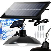LED apšvietimas // Šviestuvai iš naujų pristatymų // Lampa solarna wisząca żyrandol ogrodowy zewnętrzny wodoodporny 12w - e896