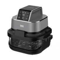 Įrankiai ir matavimo prietaisai // Įrankių, priedų naujienos // Frytkownica beztłuszczowa TEESA GLASS AIR FRYER 4L, 1,5 L, 1500W