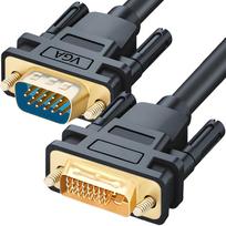 Produktai namams ir sodui // Įvairūs namų ir buities priedai // Kabel przewód dvi-i do vga d-sub dvi 24+5 dual link do monitora 140cm