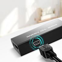 Produktai namams ir sodui // Įvairūs namų ir buities priedai // Adapter ps2 do hdmi konwerter przejściówka audio - e387