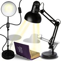 LED apšvietimas // Šviestuvai iš naujų pristatymų // Lampka na biurko biurkowa lampa nocna kreślarska regulowana uchwyt e27 led