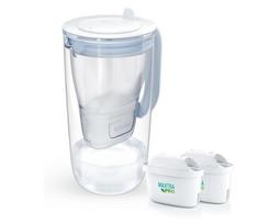 Brita Glass+ filter jug with 2 MaxtraPro PP cartridges (blue; 2.5 l)