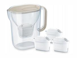 BRITA Style ESSENTIAL XL sand filter jug + 3 x  MX Pro Pure Performance filter