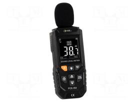 Meter: sound level | LCD | Sound level: 30÷130dB | 20Hz÷12.5kHz | IP20