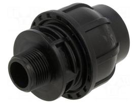 Splice terminal: clamping | Thread: G 3/4" external | 32mm | Plast